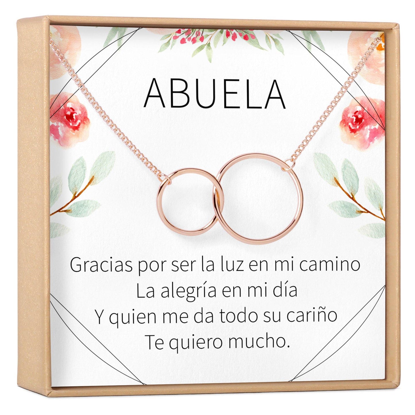 Abuela Gift Necklace - Regalo Para Abuela