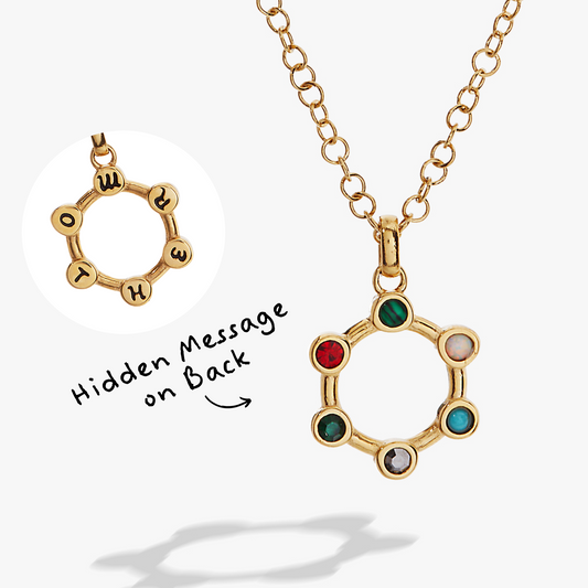 Mother Hidden Message Acrostic Necklace