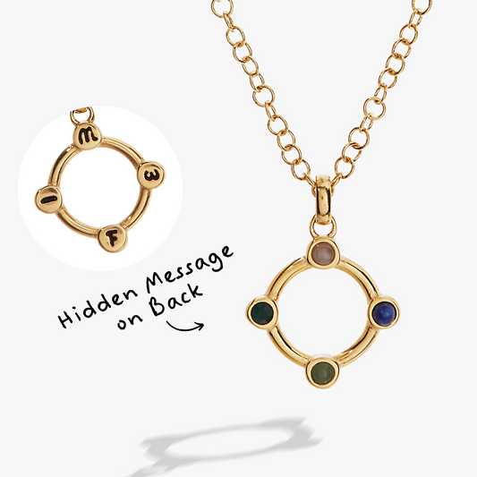 Wife Hidden Message Acrostic Necklace