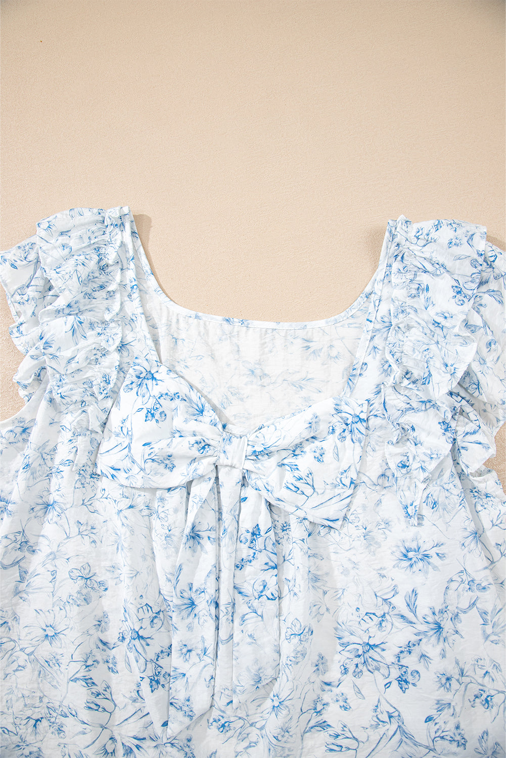 Beatrice Bow Back Square Blouse