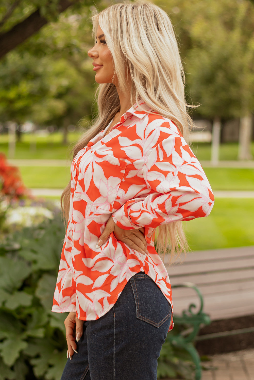 Serenity Single Chest Up Shirt