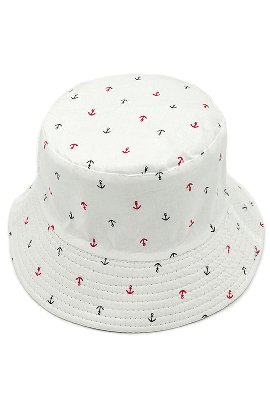 ANCHOR PRINT BUCKET HAT