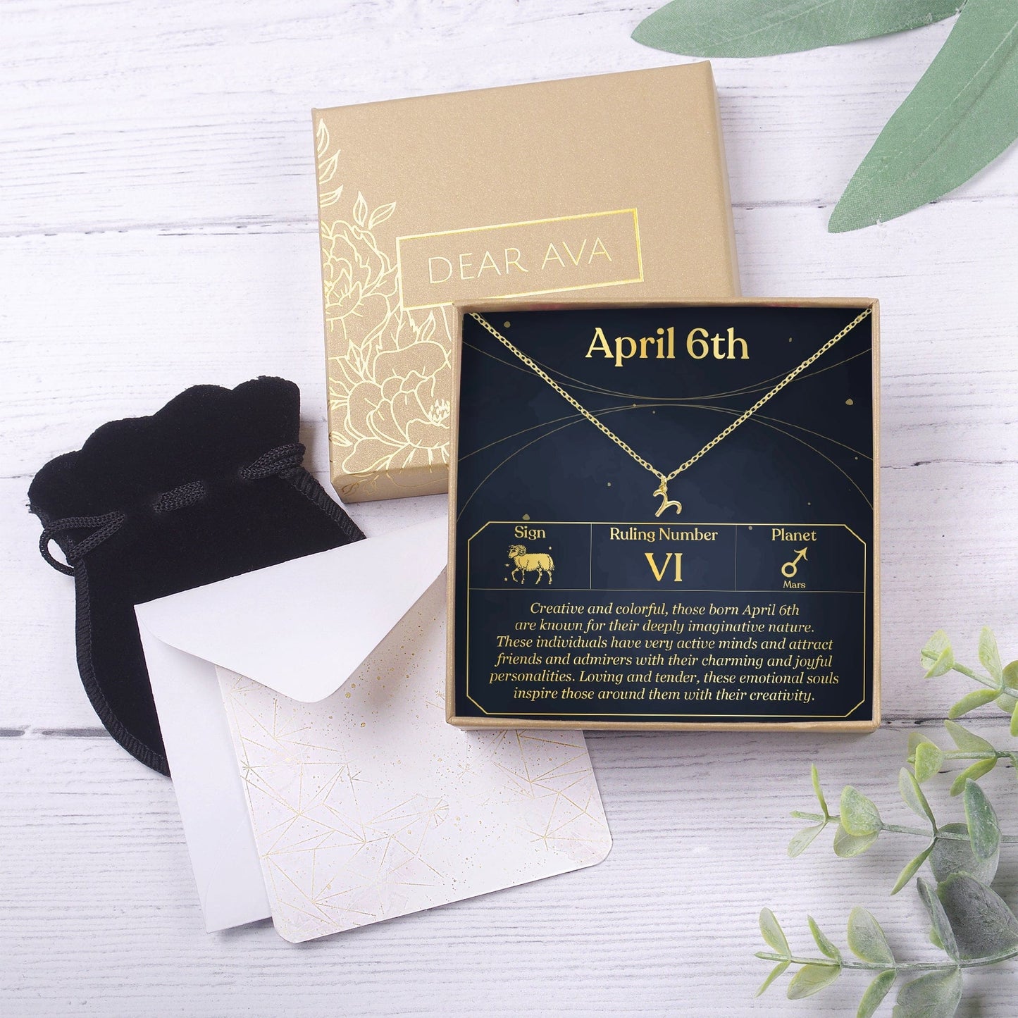 April 6th Aries Necklace