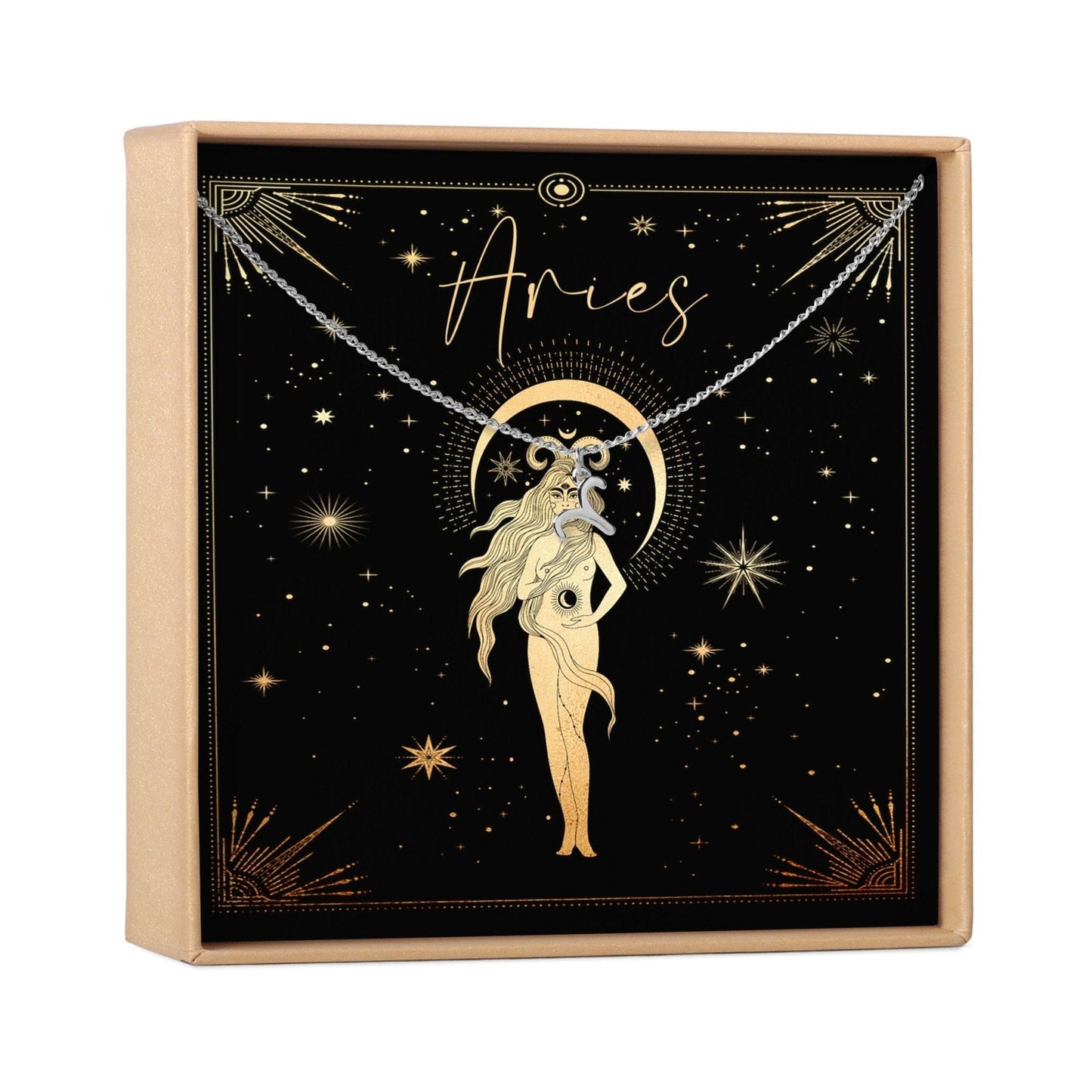 Aries Zodiac Deity Necklace