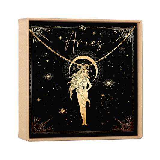 Aries Zodiac Deity Necklace