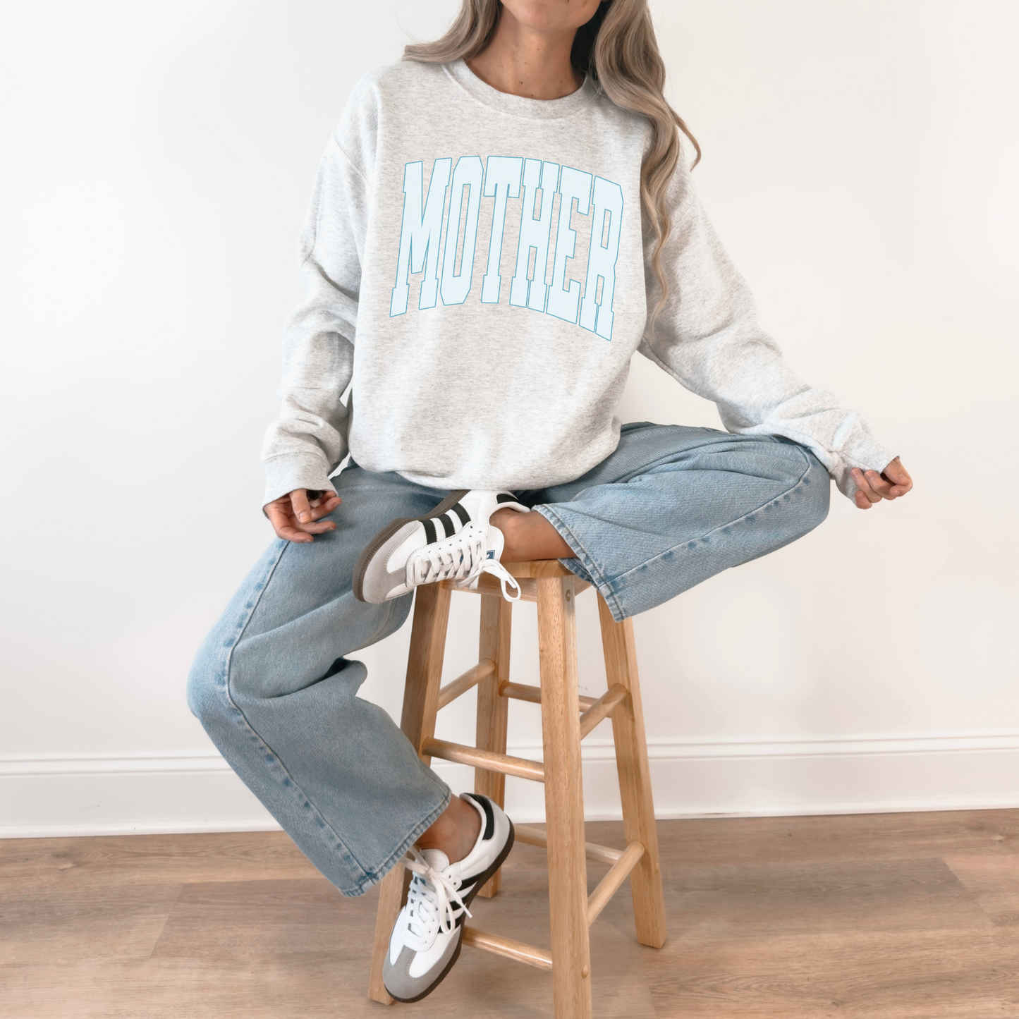 MOTHER Collegiate Crewneck Sweatshirt – Soft Everyday Mom Pullover