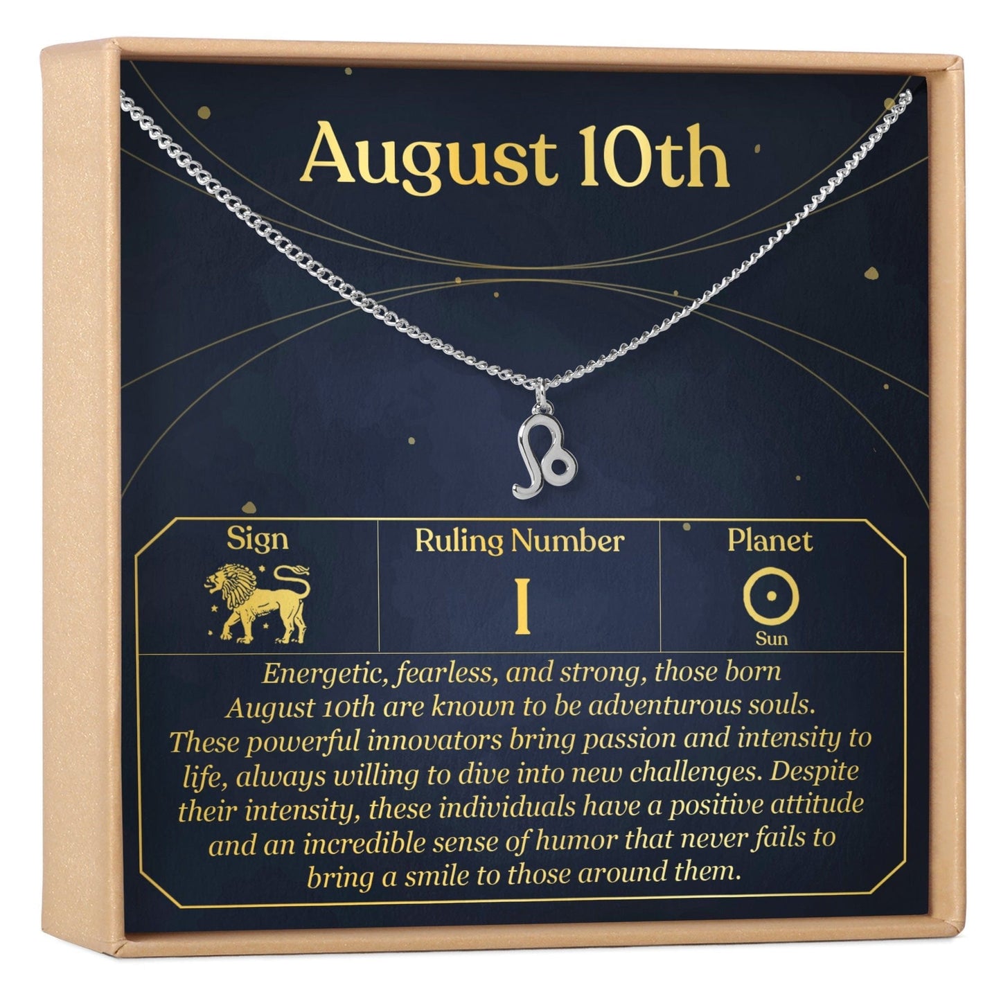 August 10th Leo Necklace