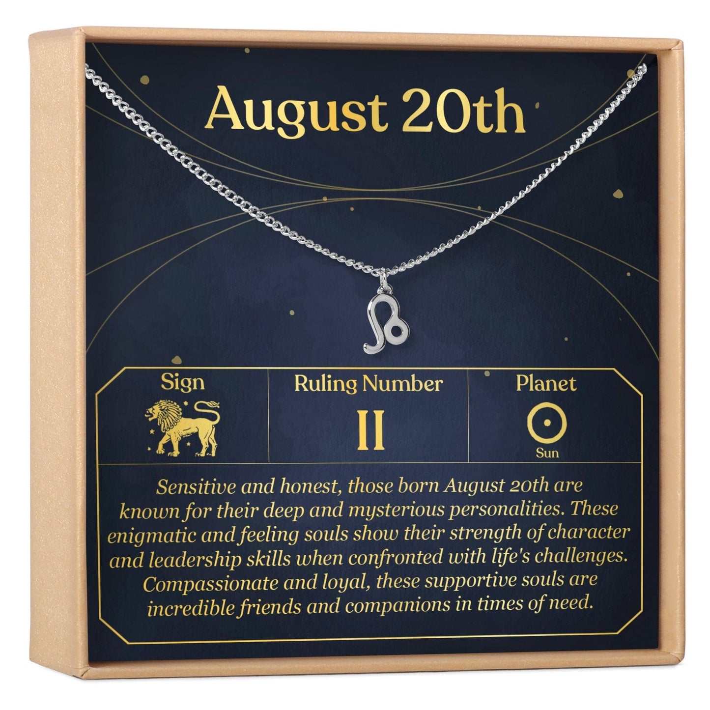 August 20th Leo Necklace