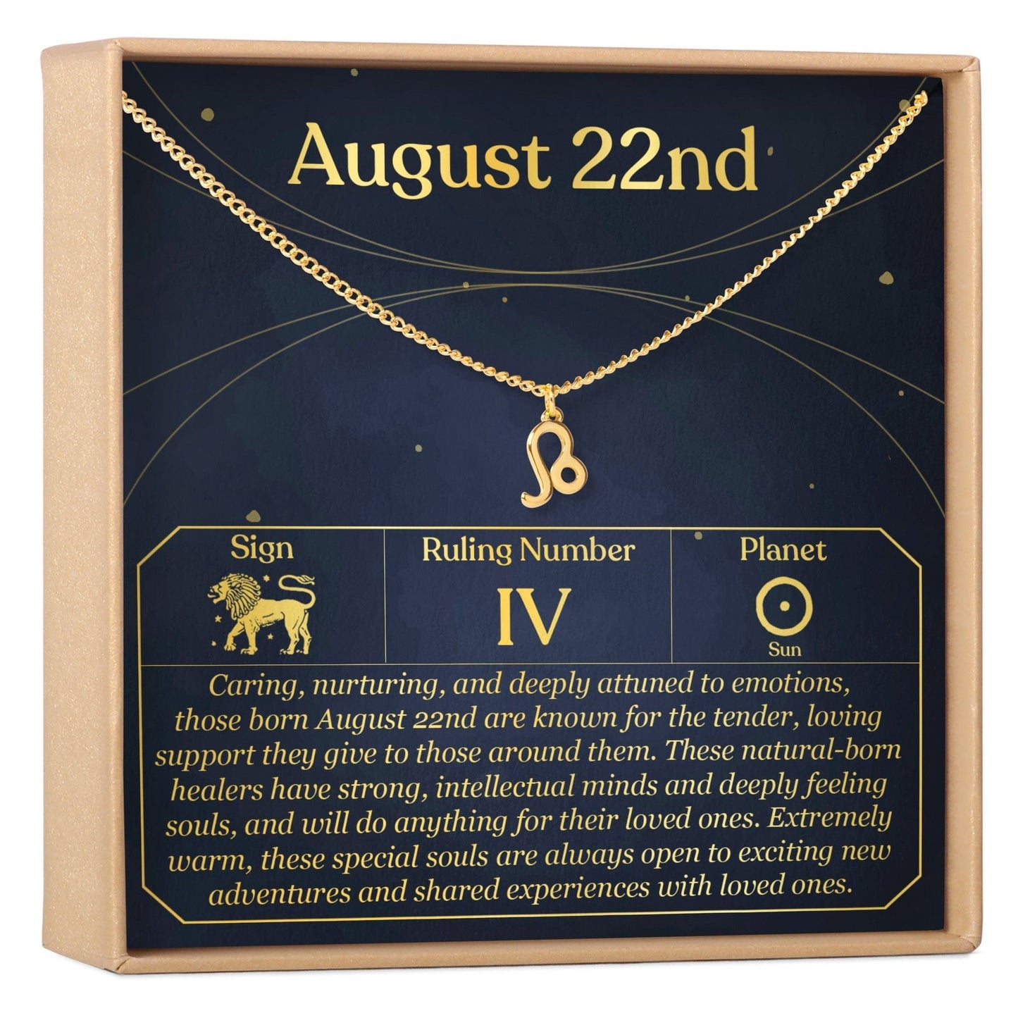 August 22nd Leo Necklace