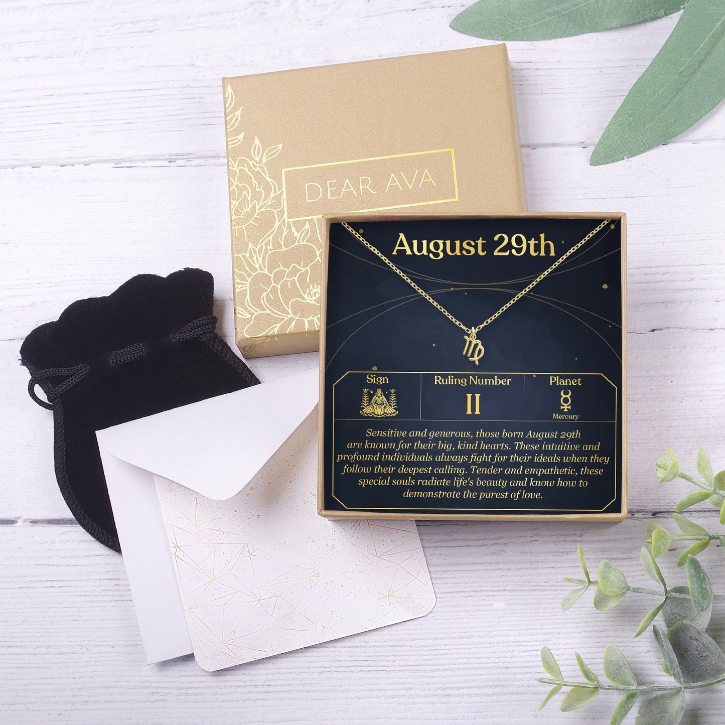 August 29th Virgo Necklace