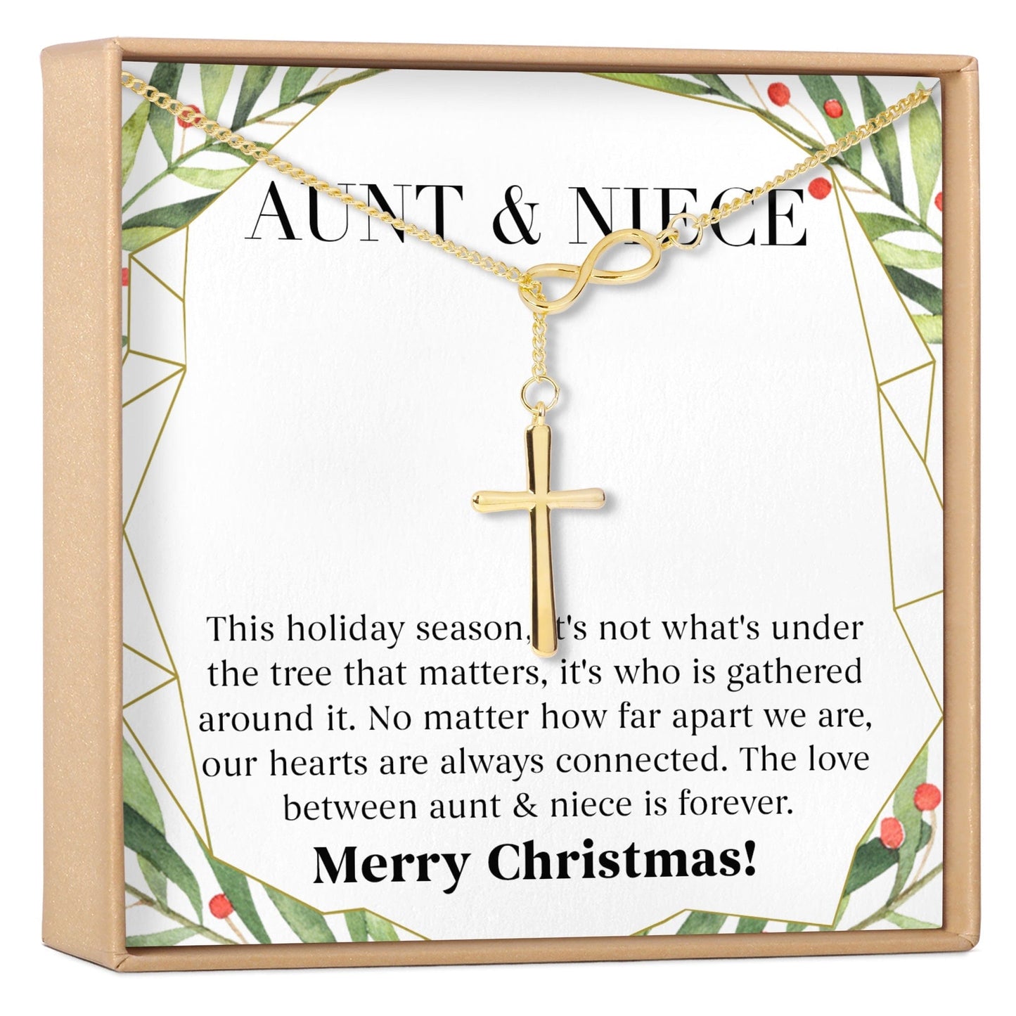 Aunt-Niece Christmas Necklace, Multiple Styles