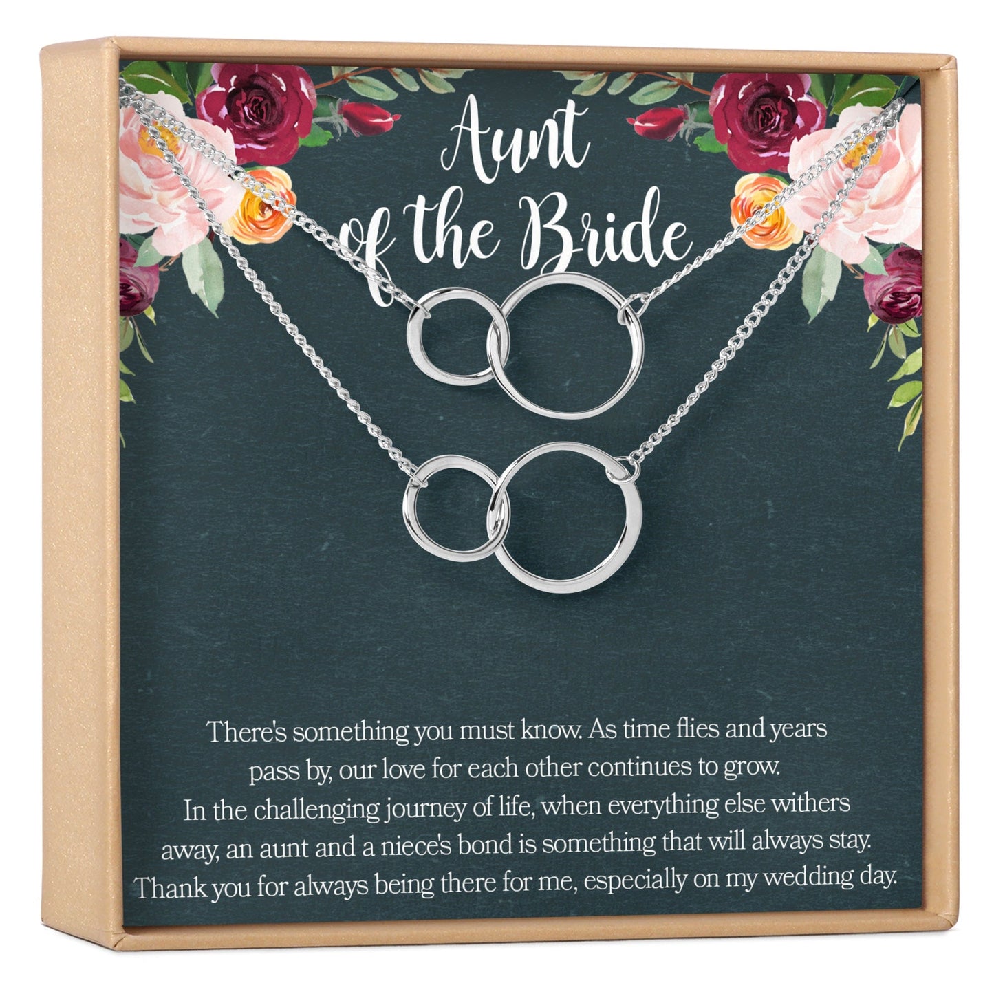 Aunt of the Bride Necklace, Multiple Styles