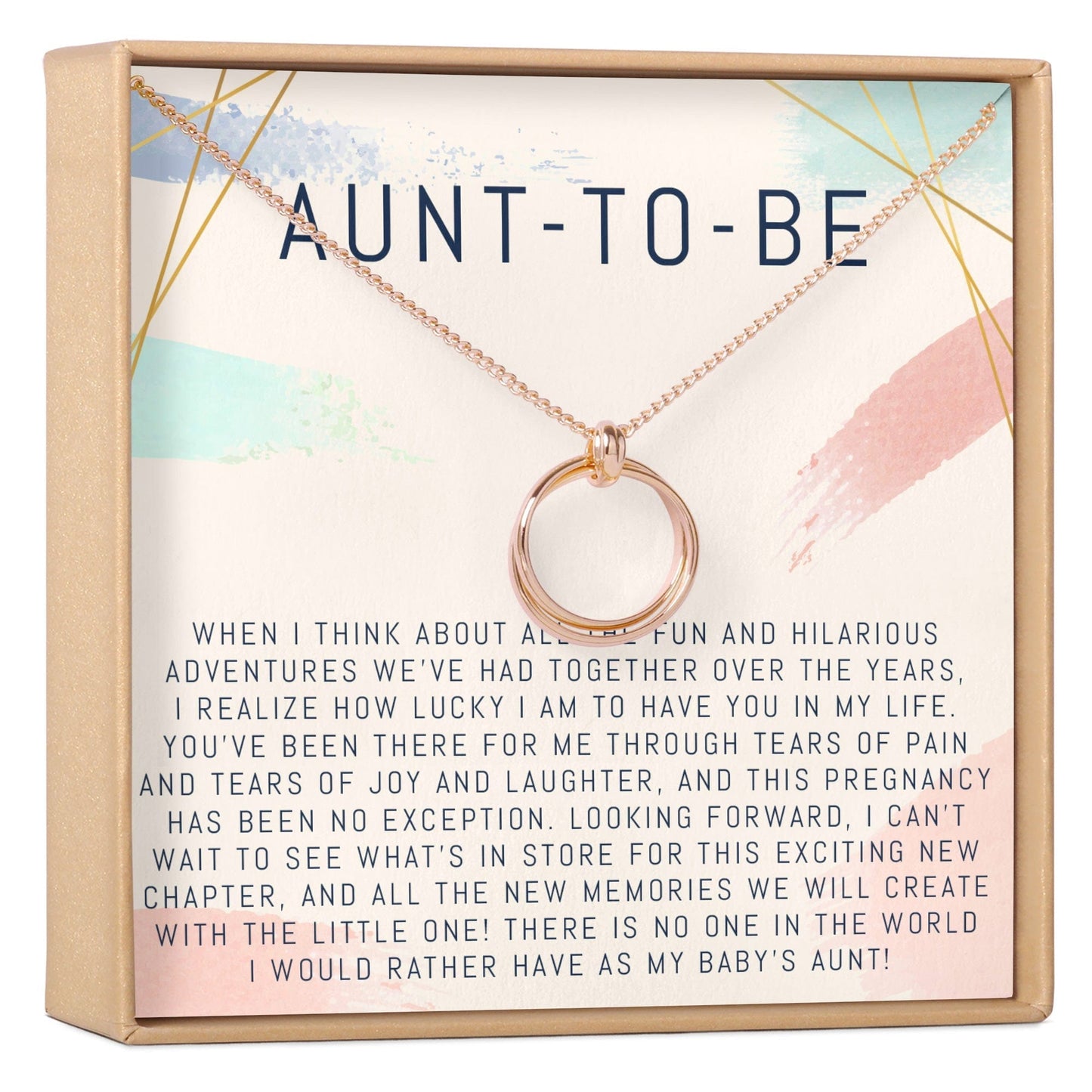 Aunt to Be Necklace, Multiple Styles Necklace
