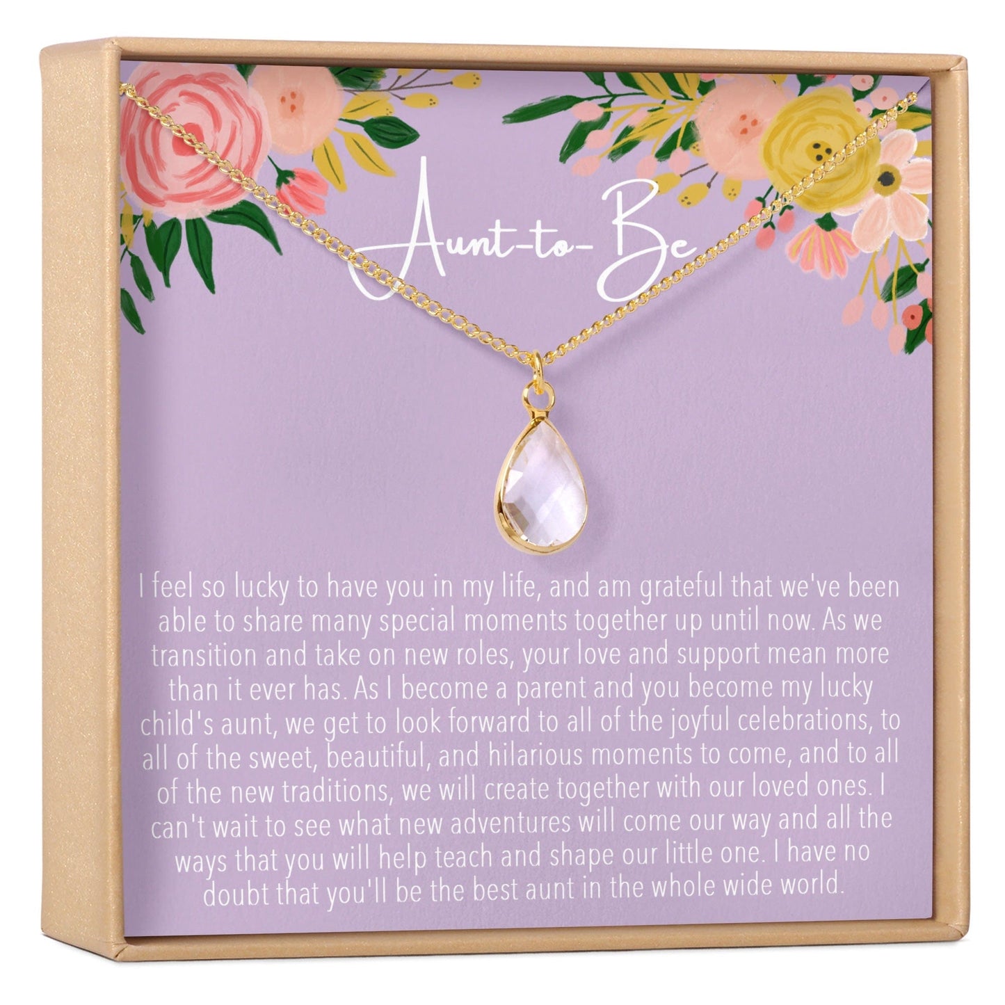 Aunt to Be Necklace, Multiple Styles Necklace