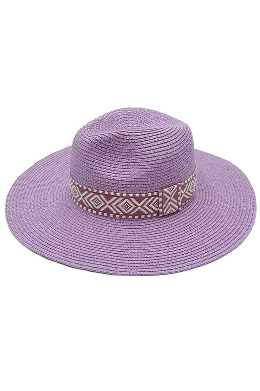 AZTEC BAND PANAMA HAT