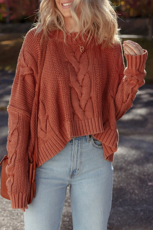 WILLAIRA SLOUCHY TEXTURED KNIT SWEATER | MODERN EMPORIUM – trending fashion from Modern Emporium