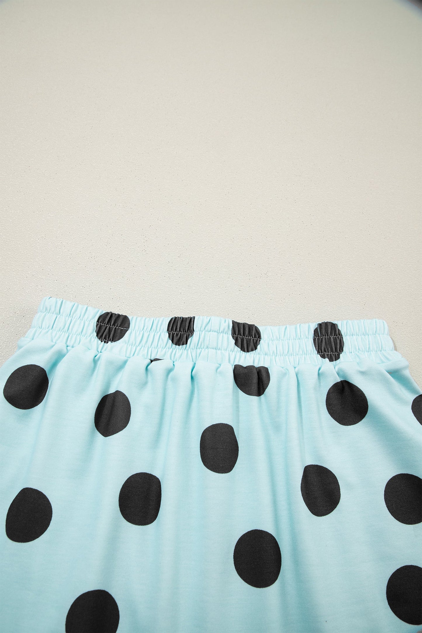 Polka Dot Short Sleeve Top & Mini Skort Set