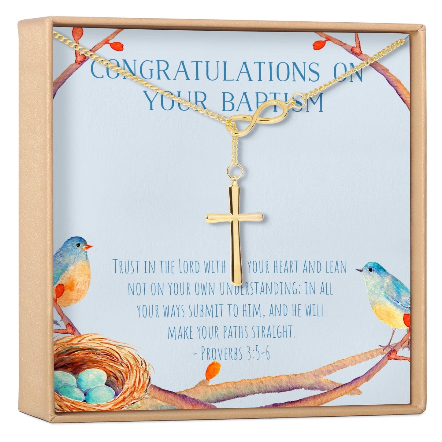 Baptism Cross Necklace