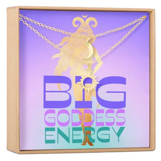 Best Friends Sun and Moon Pendants Necklace Set