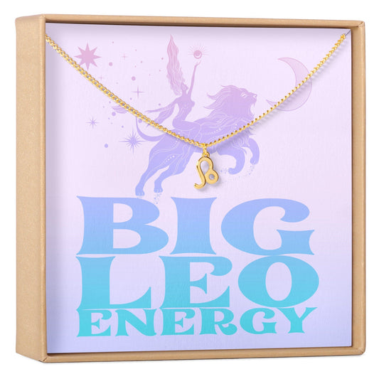 Big Leo Energy Zodiac Necklace