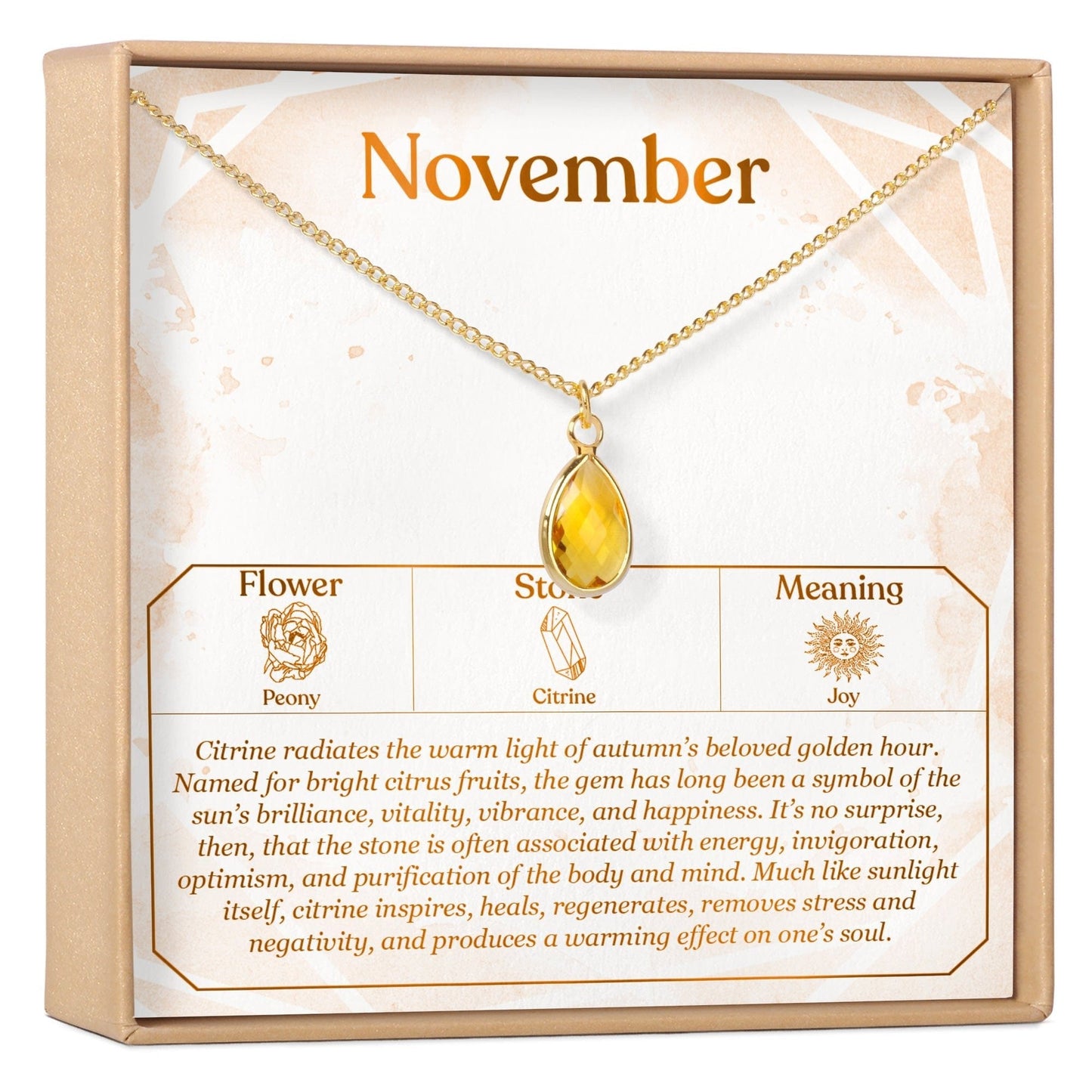 Birthday Birthstone Necklace