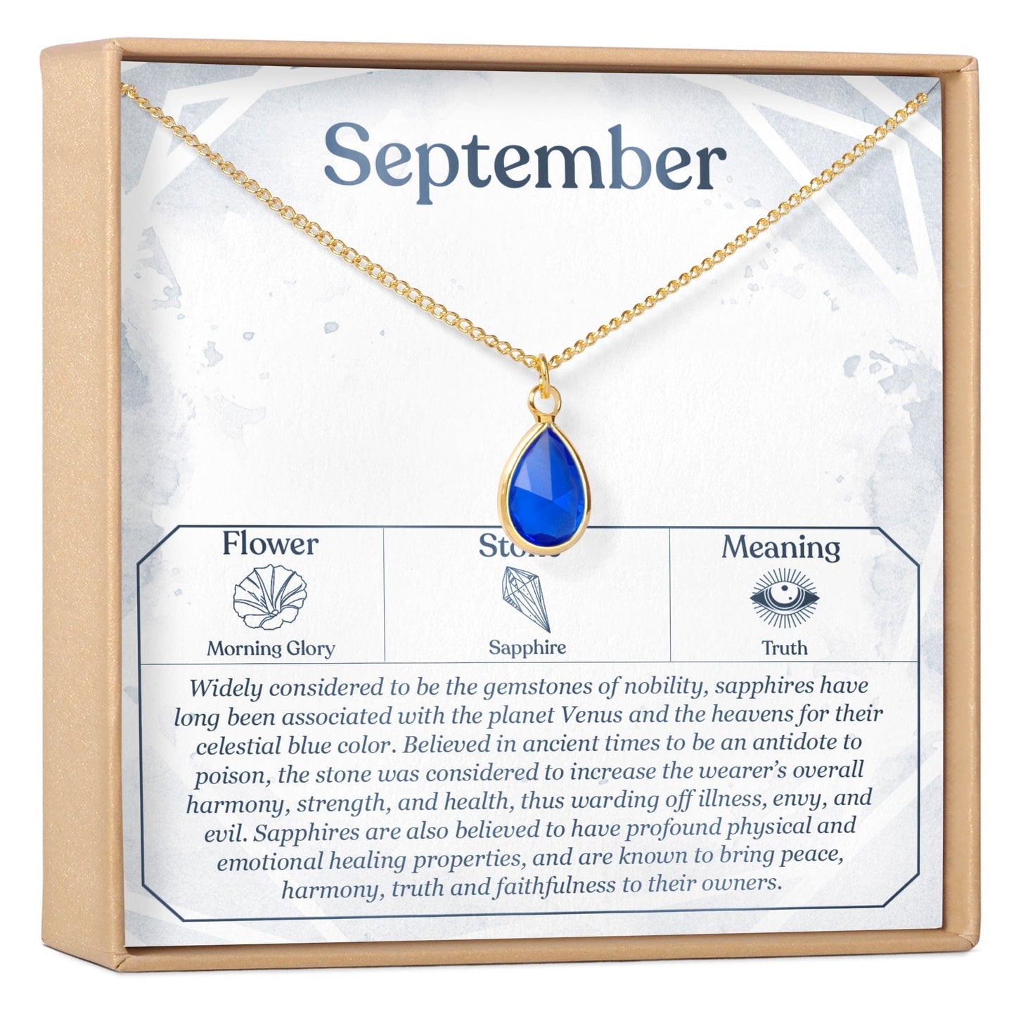 Birthday Birthstone Necklace