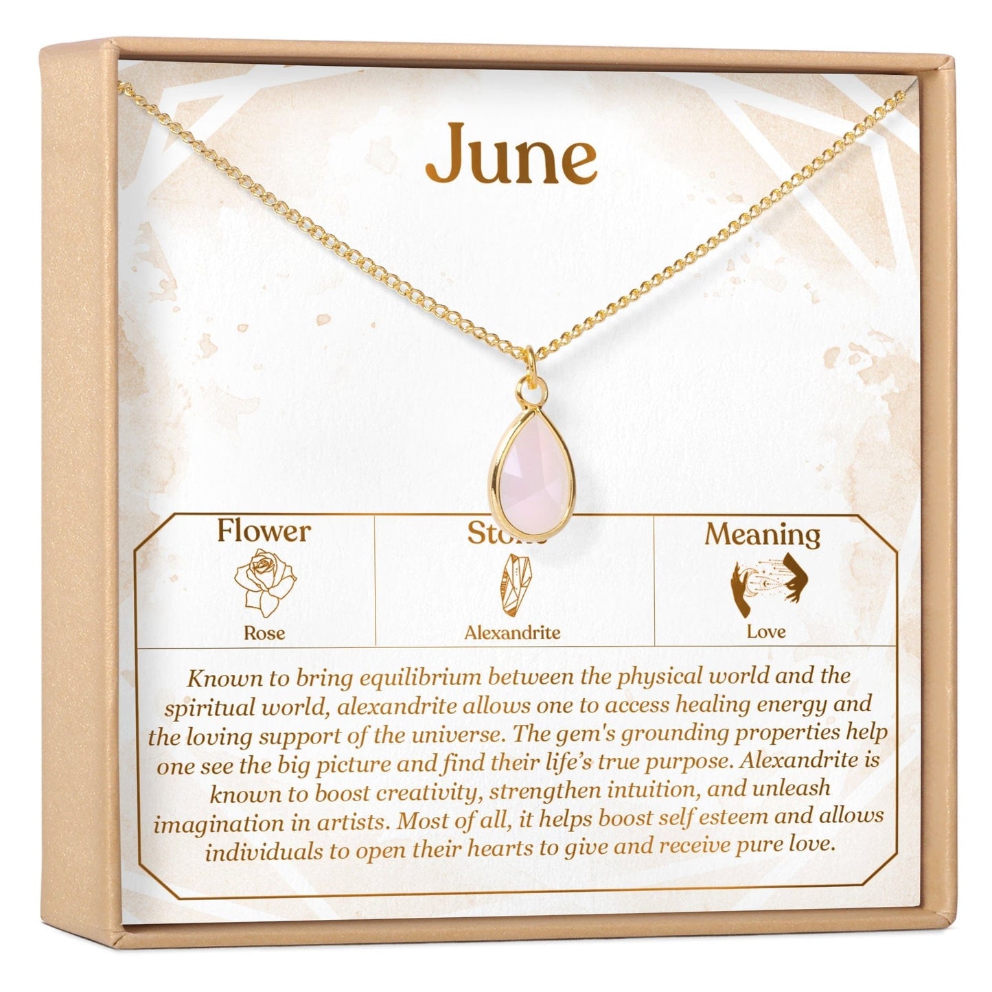 Birthday Birthstone Necklace