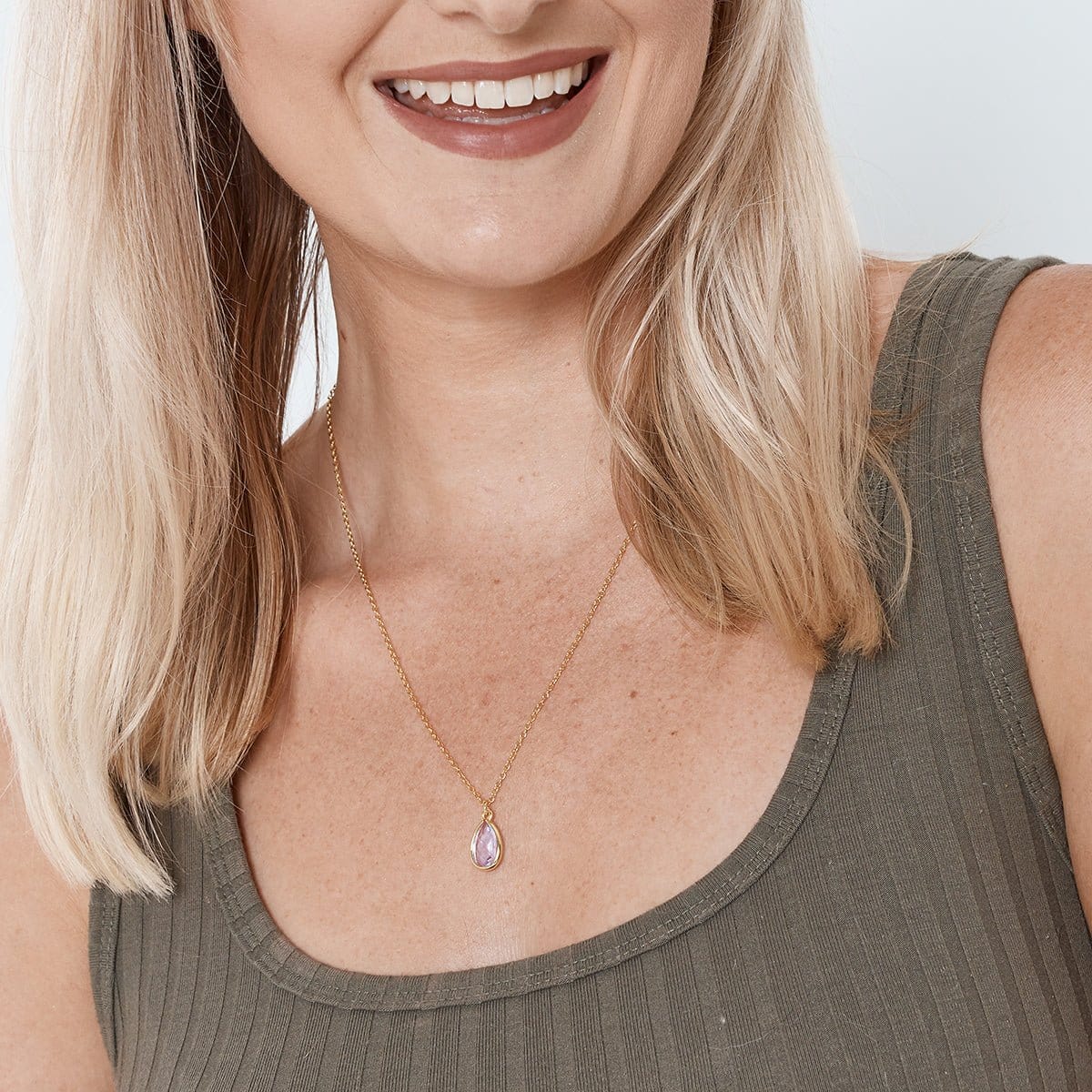 Birthday Birthstone Necklace