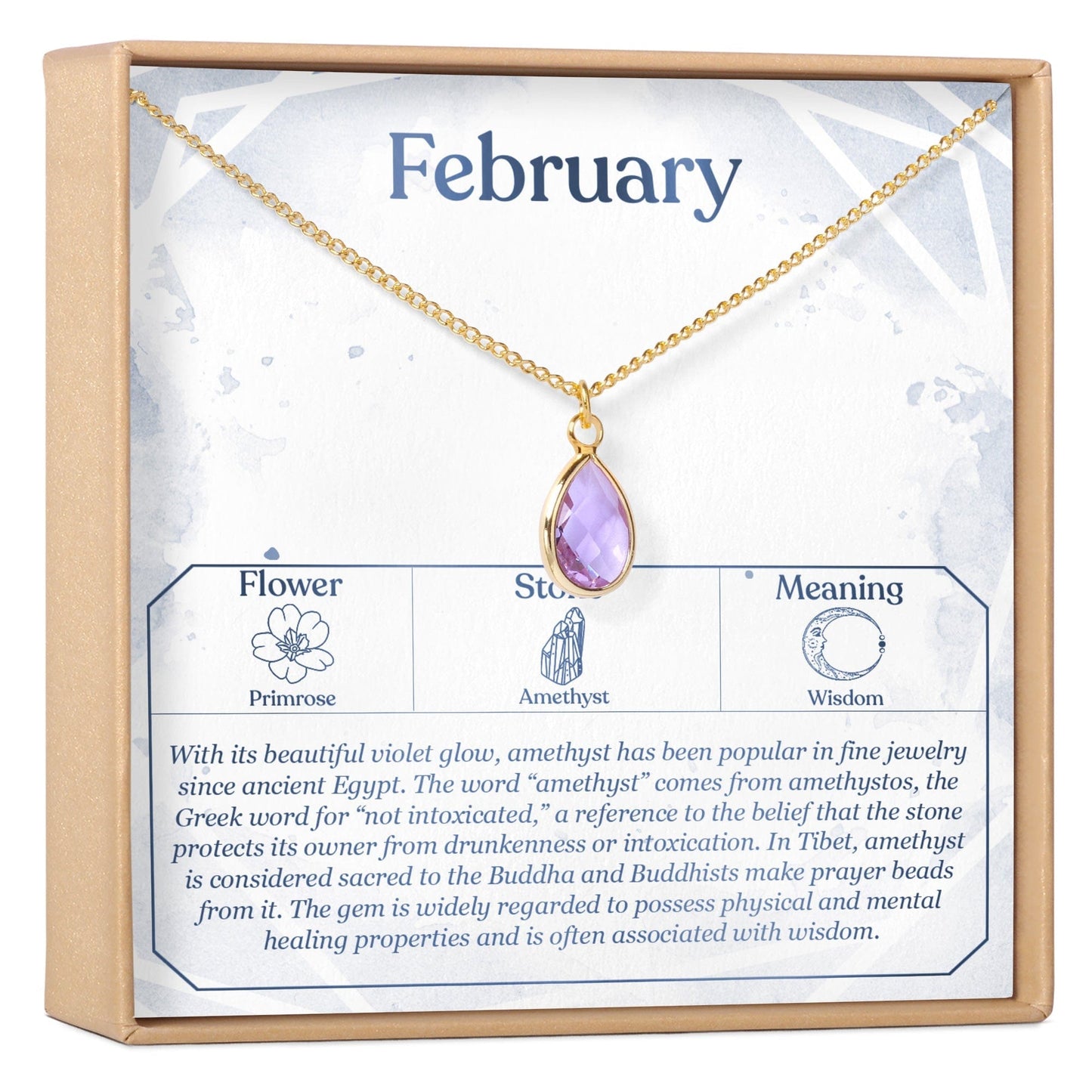Birthday Birthstone Necklace