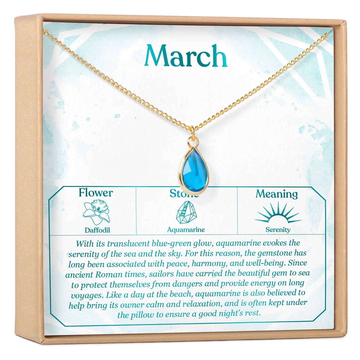 Birthday Birthstone Necklace