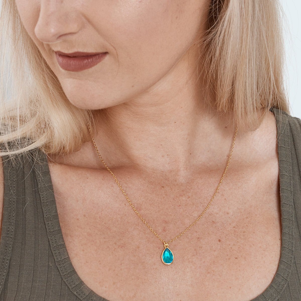 Birthday Birthstone Necklace, Multiple Styles Necklace