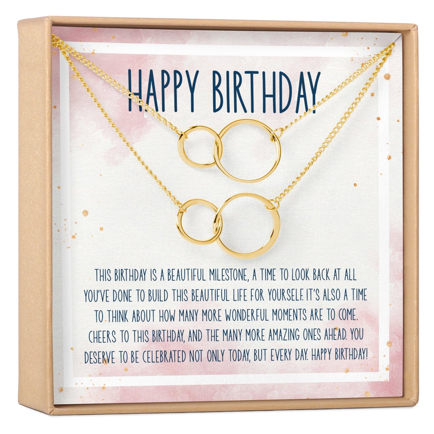 Birthday Necklace, Multiple Styles