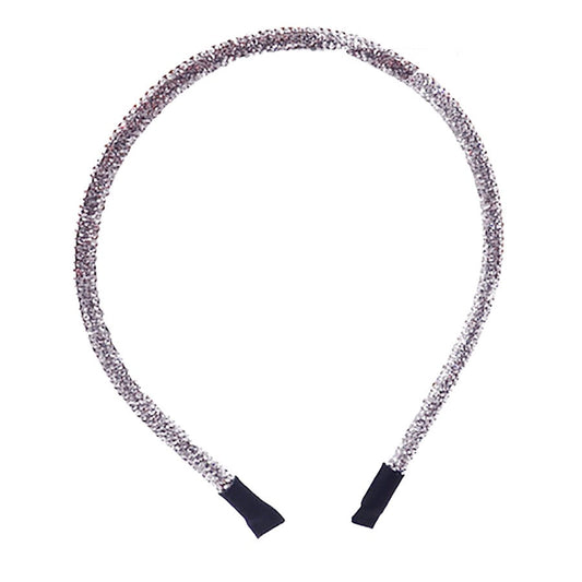 Bling Stone Accented Crystal Studded Shimmer Headband