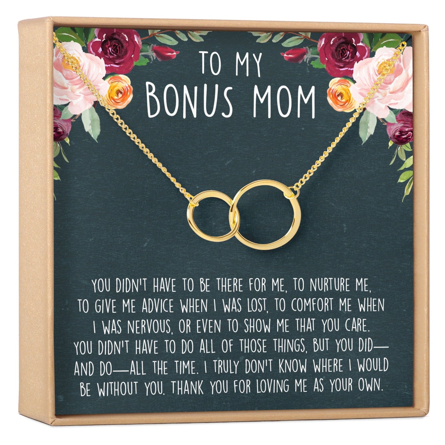 Bonus Mom Double Circles Necklace
