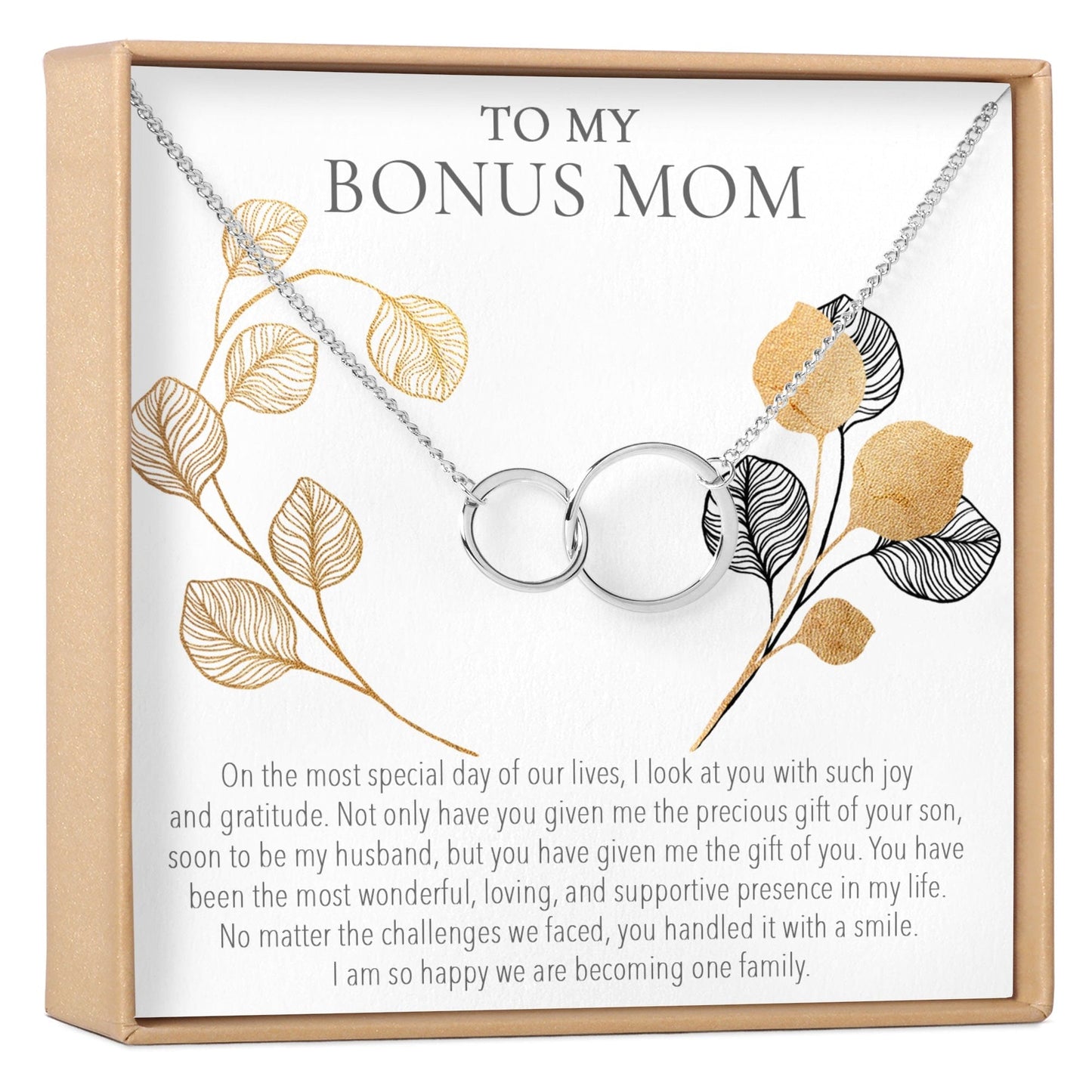 Bonus Mom Double Circles Necklace