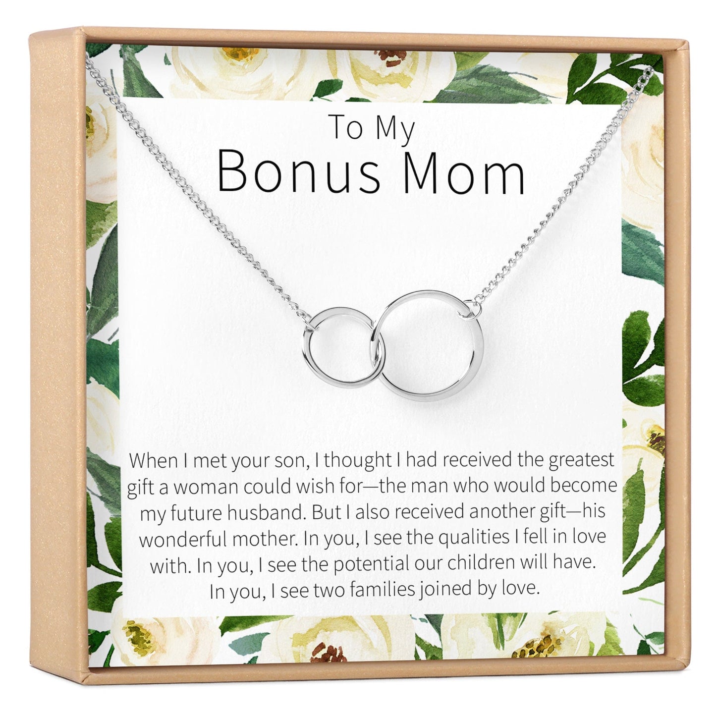 Bonus Mom Double Circles Necklace