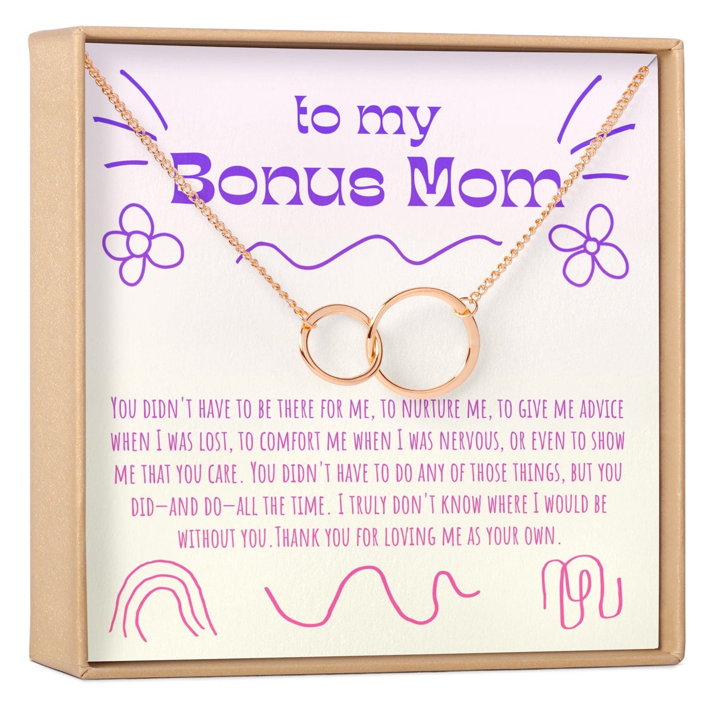 Bonus Mom Necklace, Multiple Styles