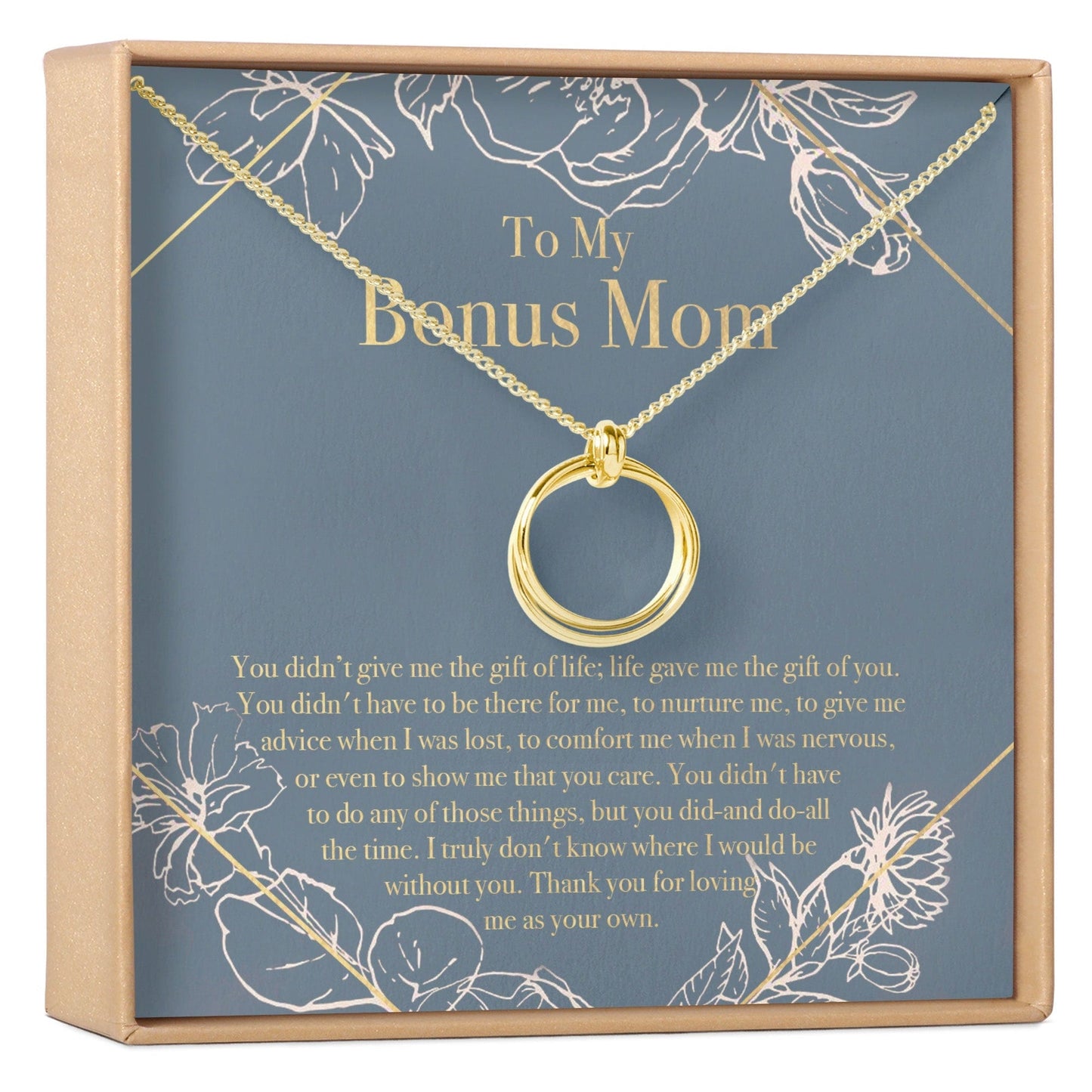 Bonus Mom Necklace, Multiple Styles