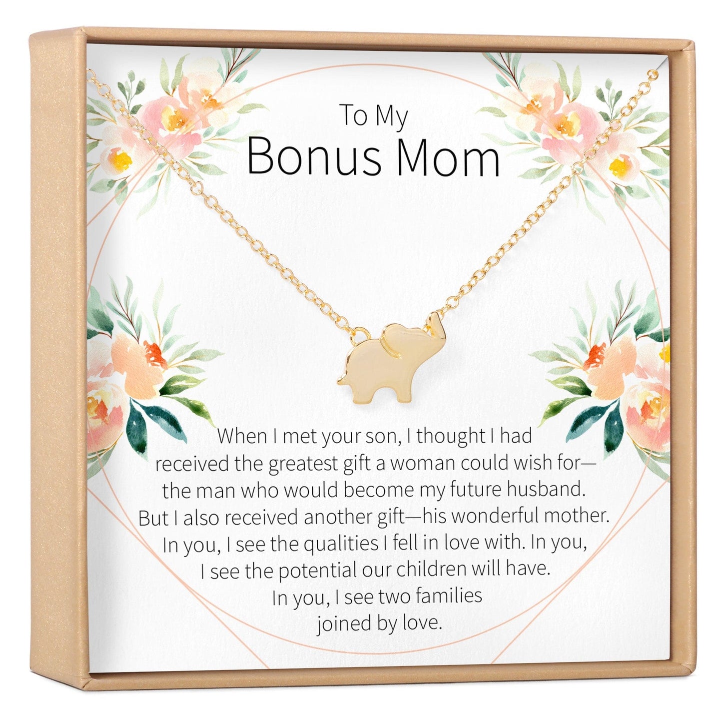 Bonus Mom Necklace, Multiple Styles