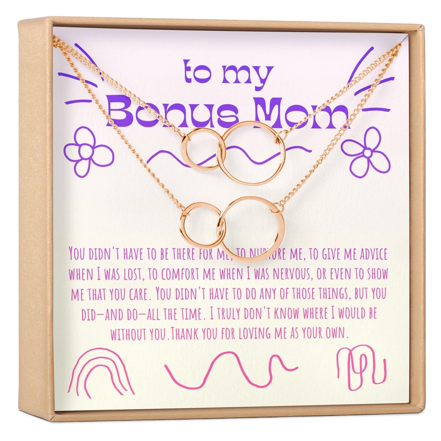 Bonus Mom Necklace, Multiple Styles