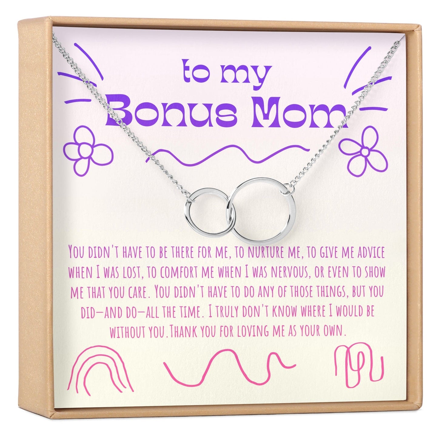 Bonus Mom Necklace, Multiple Styles
