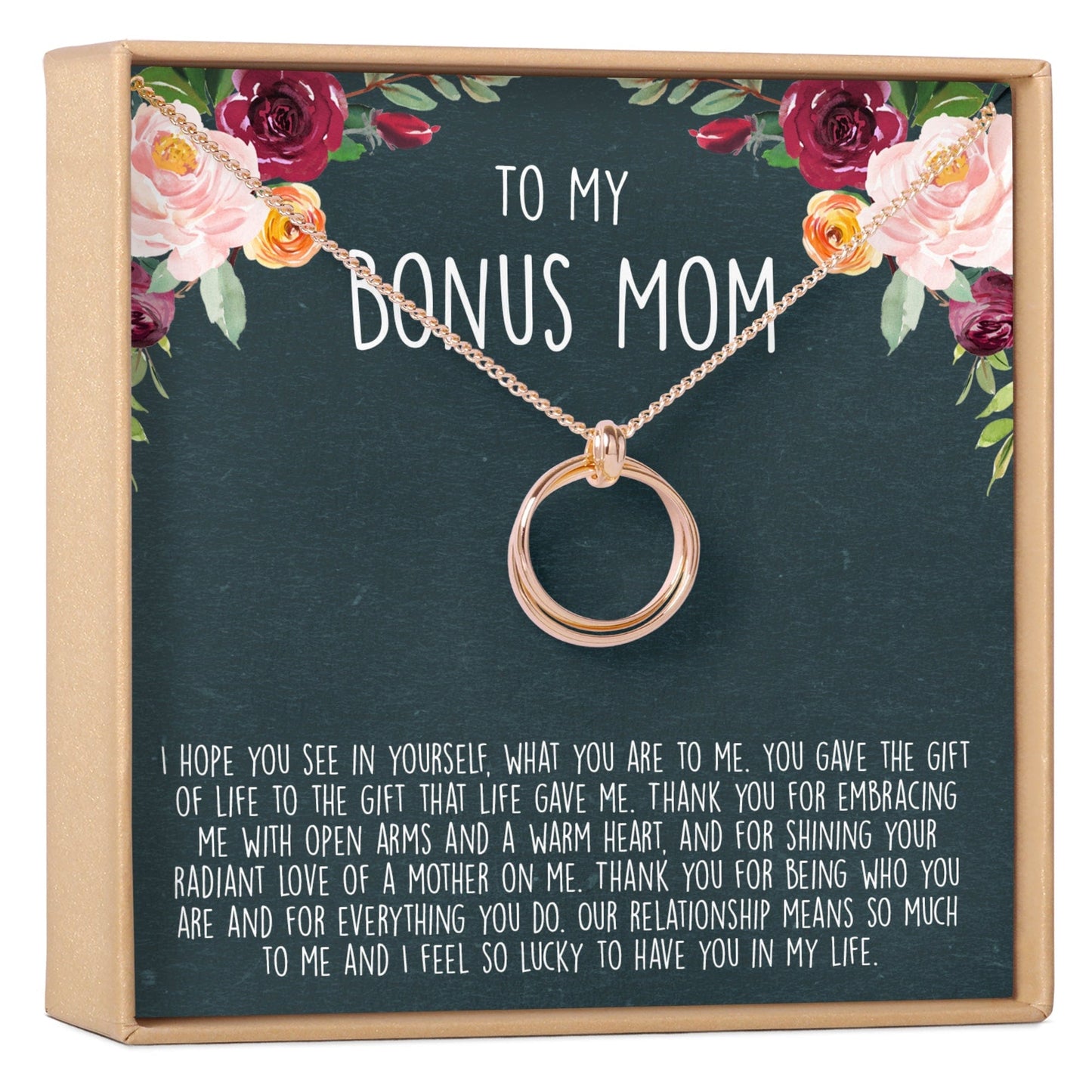 Bonus Mom Necklace, Multiple Styles