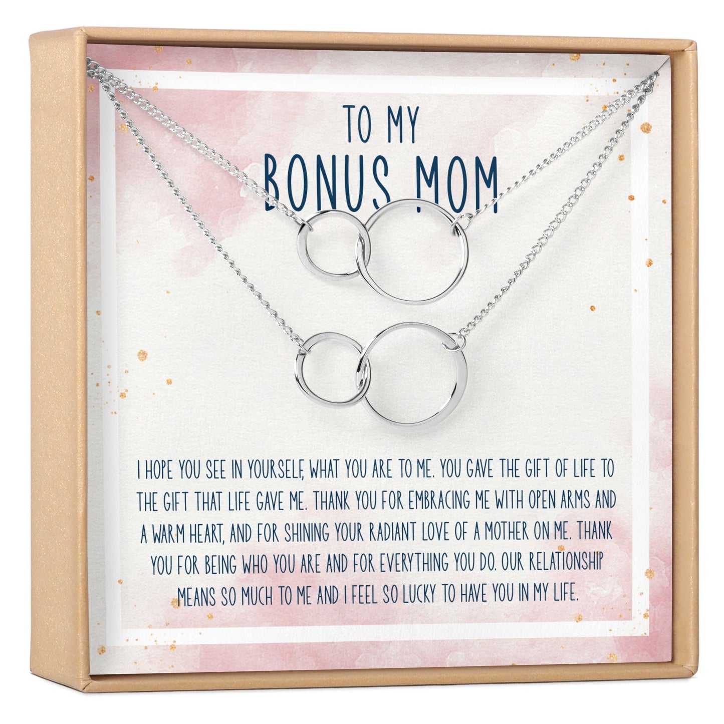 Bonus Mom Necklace, Multiple Styles
