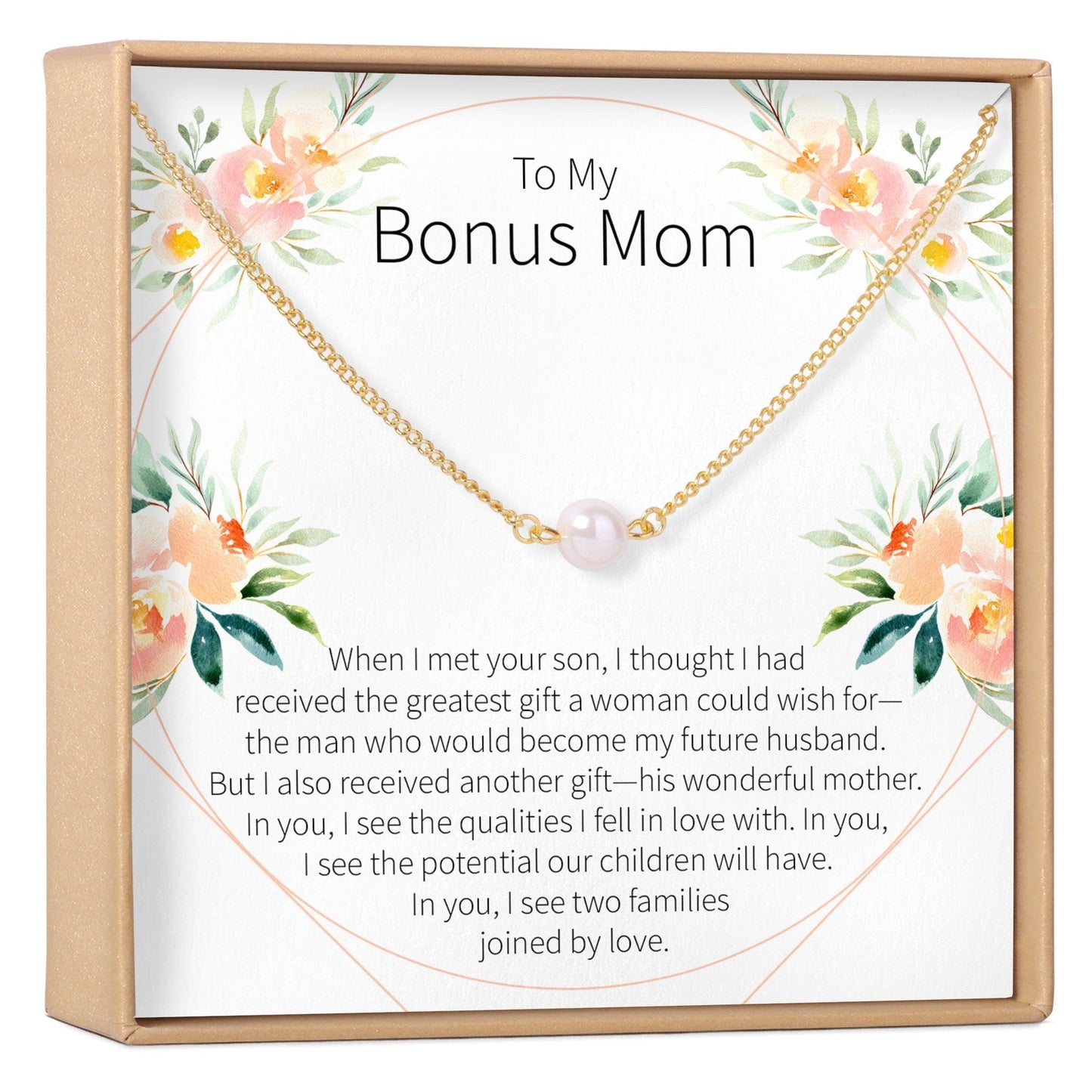 Bonus Mom Necklace, Multiple Styles