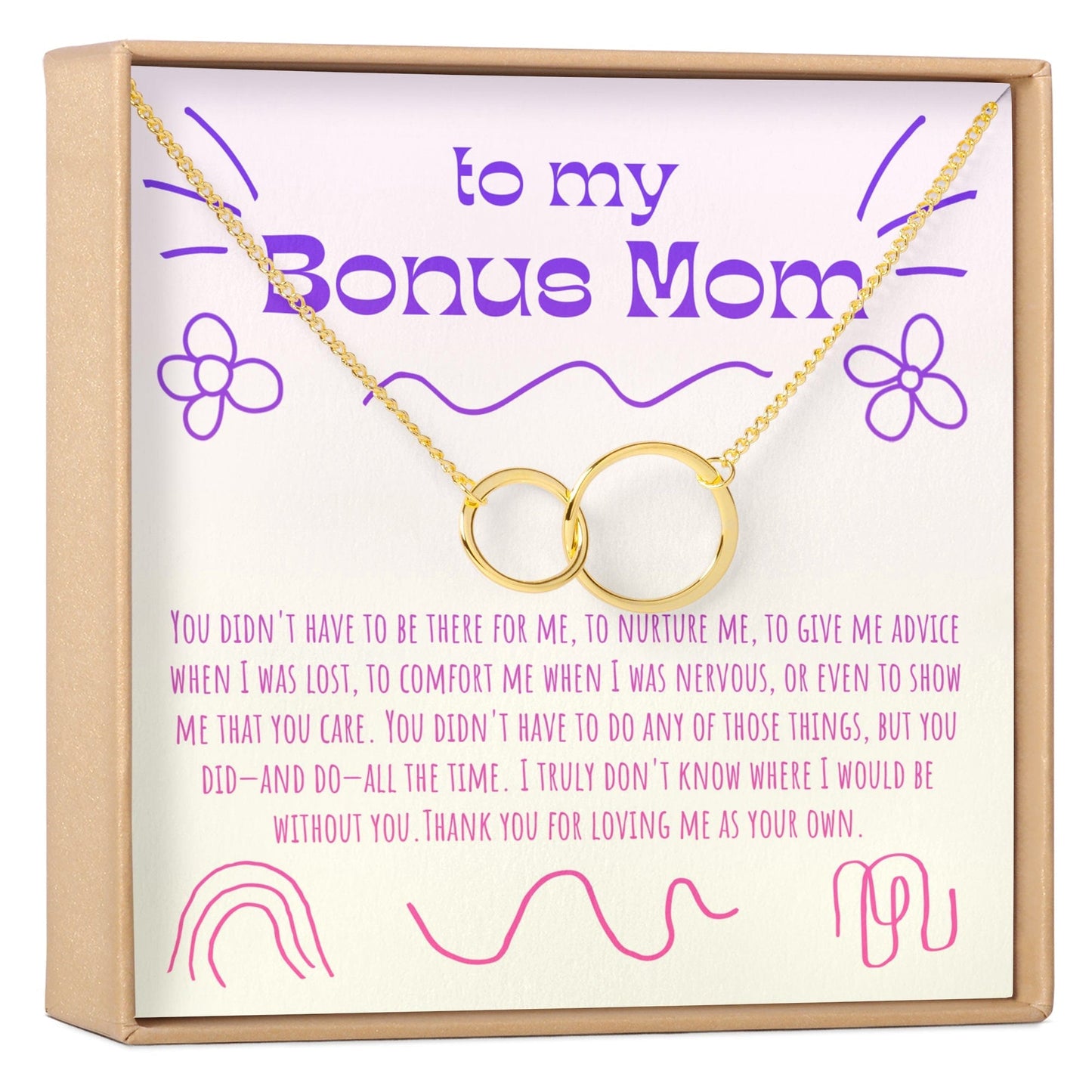 Bonus Mom Necklace, Multiple Styles