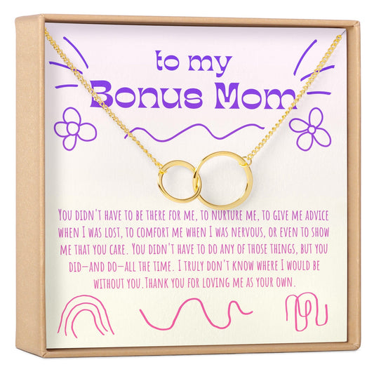 Bonus Mom Necklace, Multiple Styles