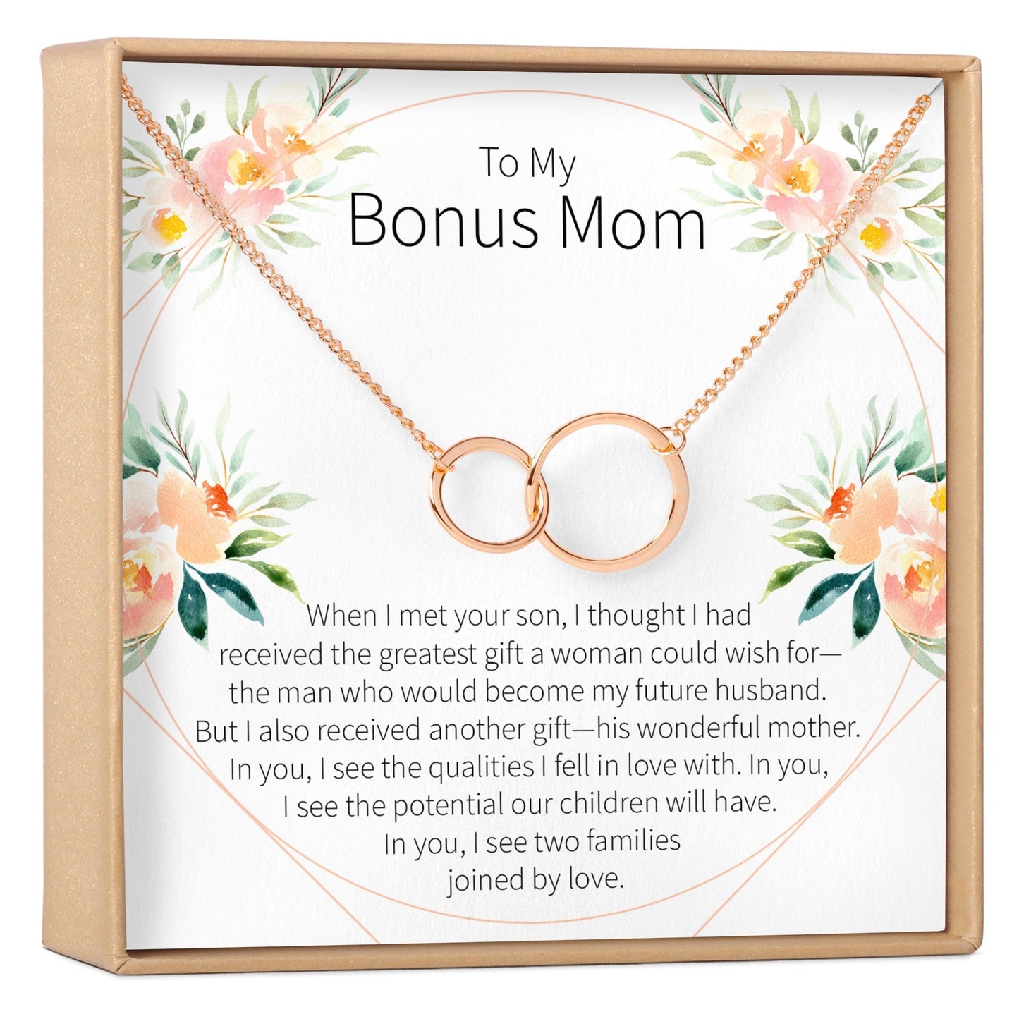Bonus Mom Necklace, Multiple Styles