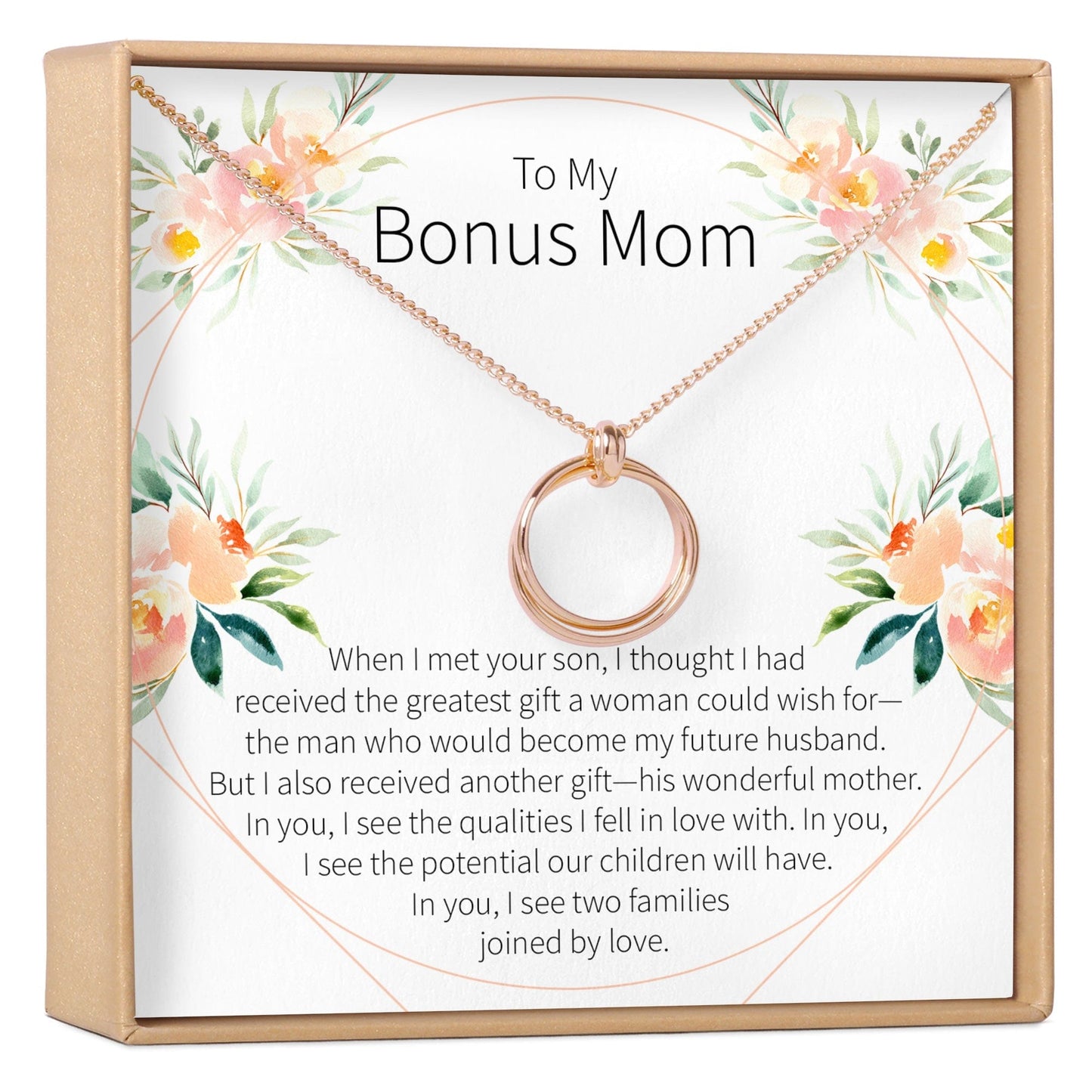 Bonus Mom Necklace, Multiple Styles