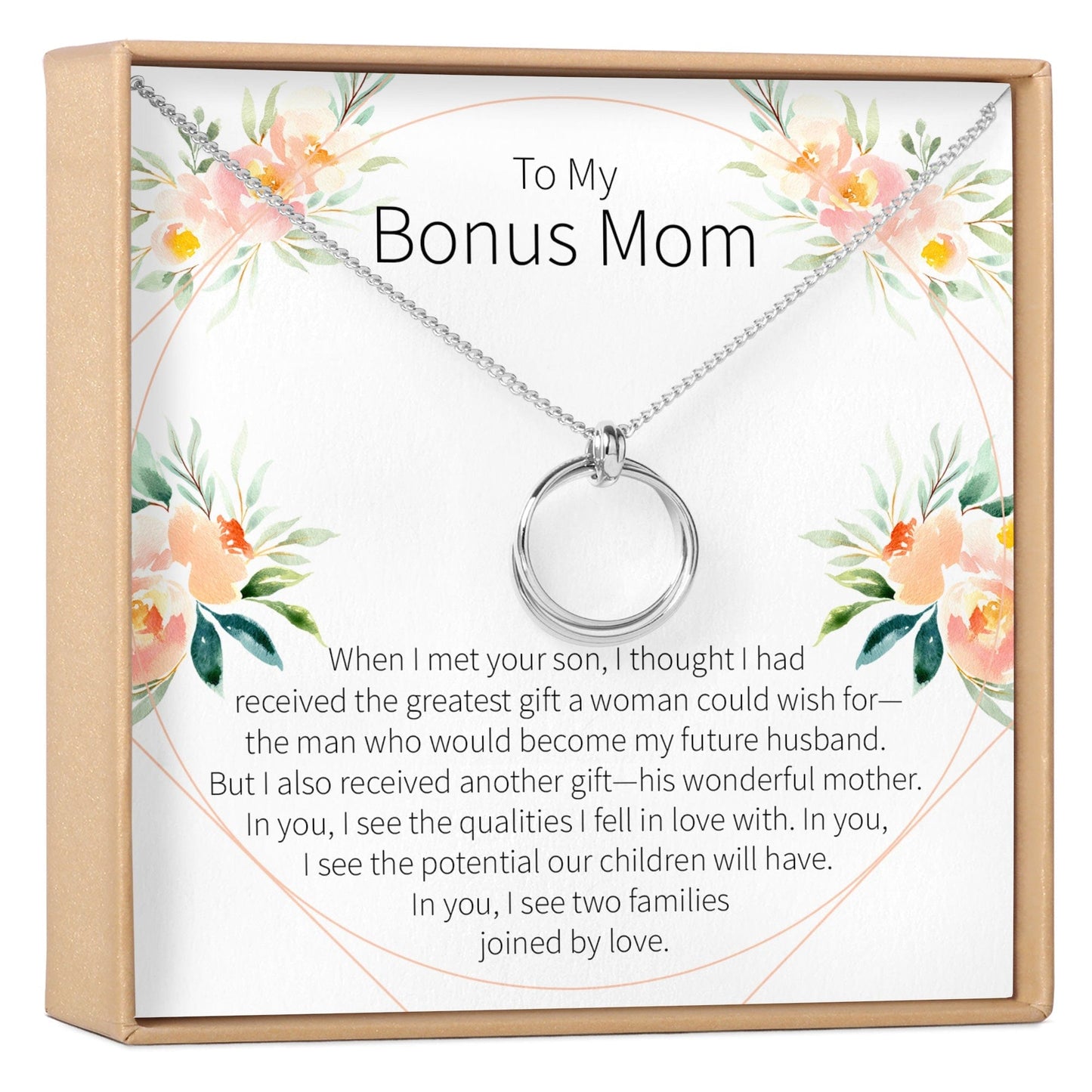 Bonus Mom Necklace, Multiple Styles