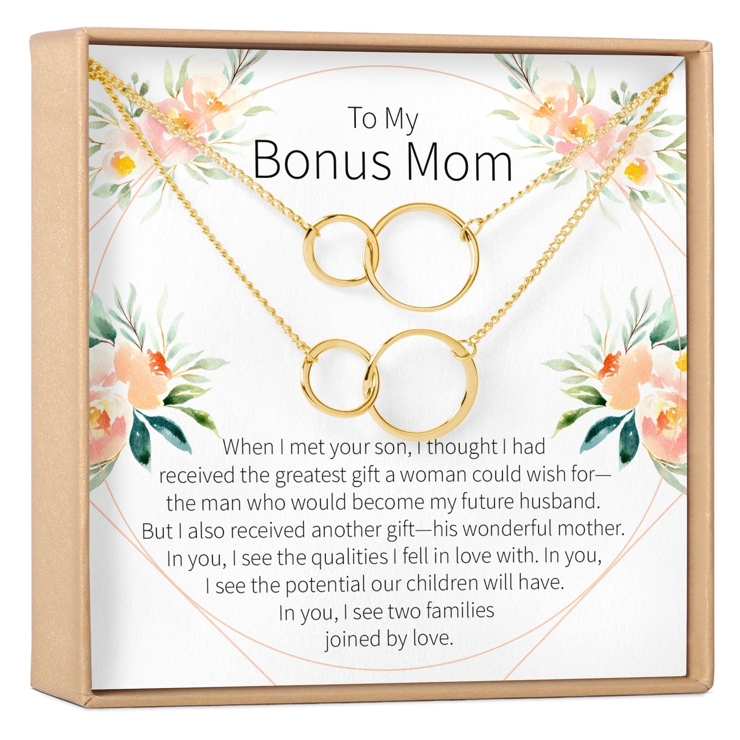 Bonus Mom Necklace, Multiple Styles